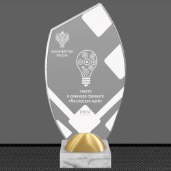 Акриловая награда с лазерной гравировкой