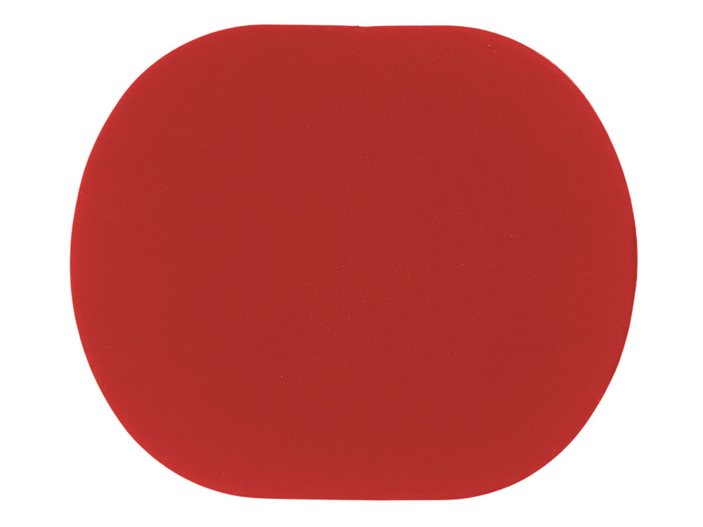 ПАТЧ ОВАЛ soft-touch (красный) 6,0 х 5,0 см