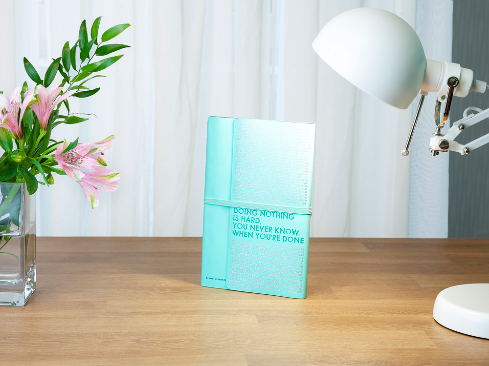 Ежедневник недатированный А5 Bilbao, зефирный мятный (Р) Ежедневник недатированный А5 Bilbao, зефирный мятный (Р)