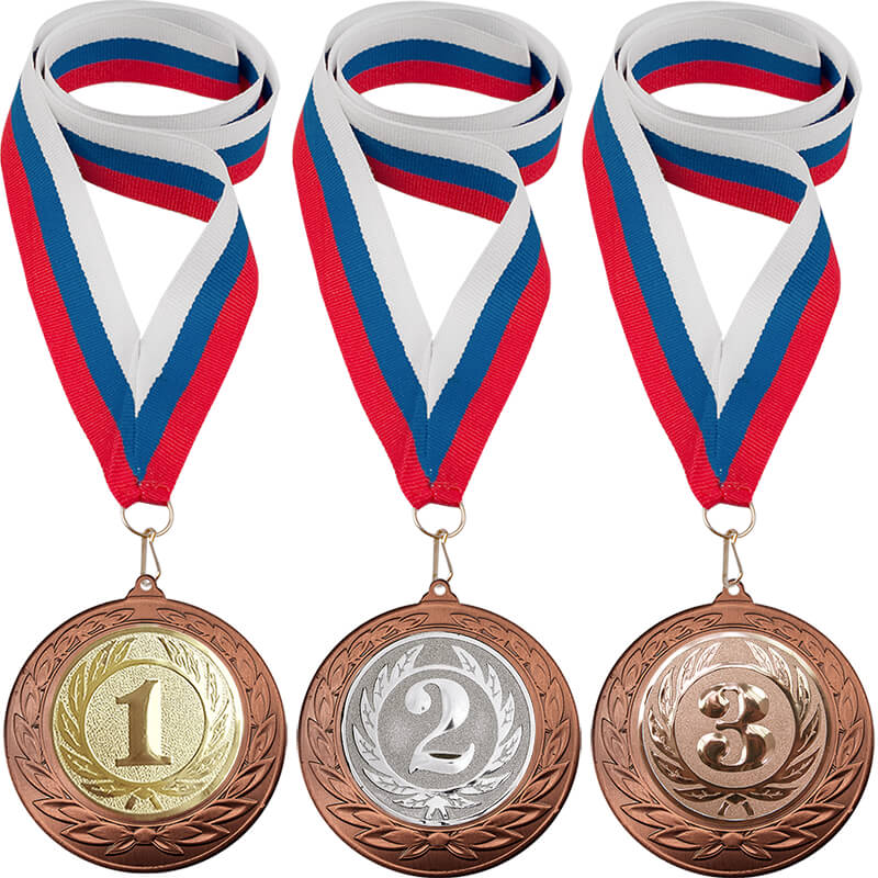Комплект медалей 1,2,3 место Комплект медалей 1,2,3 место