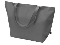 Сумка Reviver с донной складкой из нетканого переработанного материала RPET, серый Сумка Reviver с донной складкой из нетканого переработанного материала RPET, серый