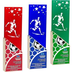 Акриловая награда с УФ печатью футбол