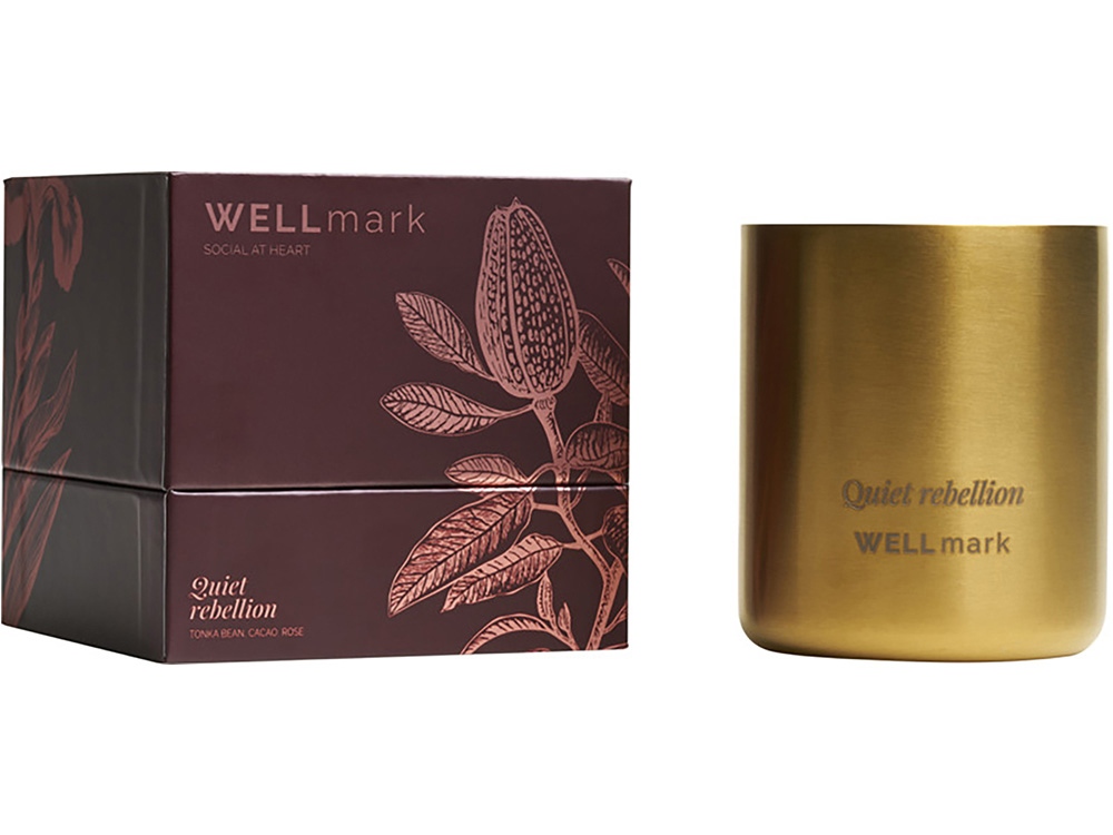 Ароматическая свеча Wellmark Quiet Rebellion - Золотой