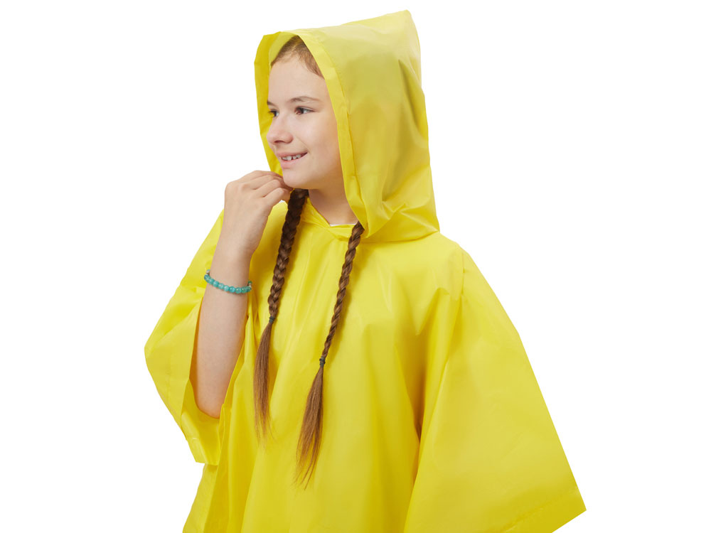 Пончо Hawaii c чехлом детский, желтый