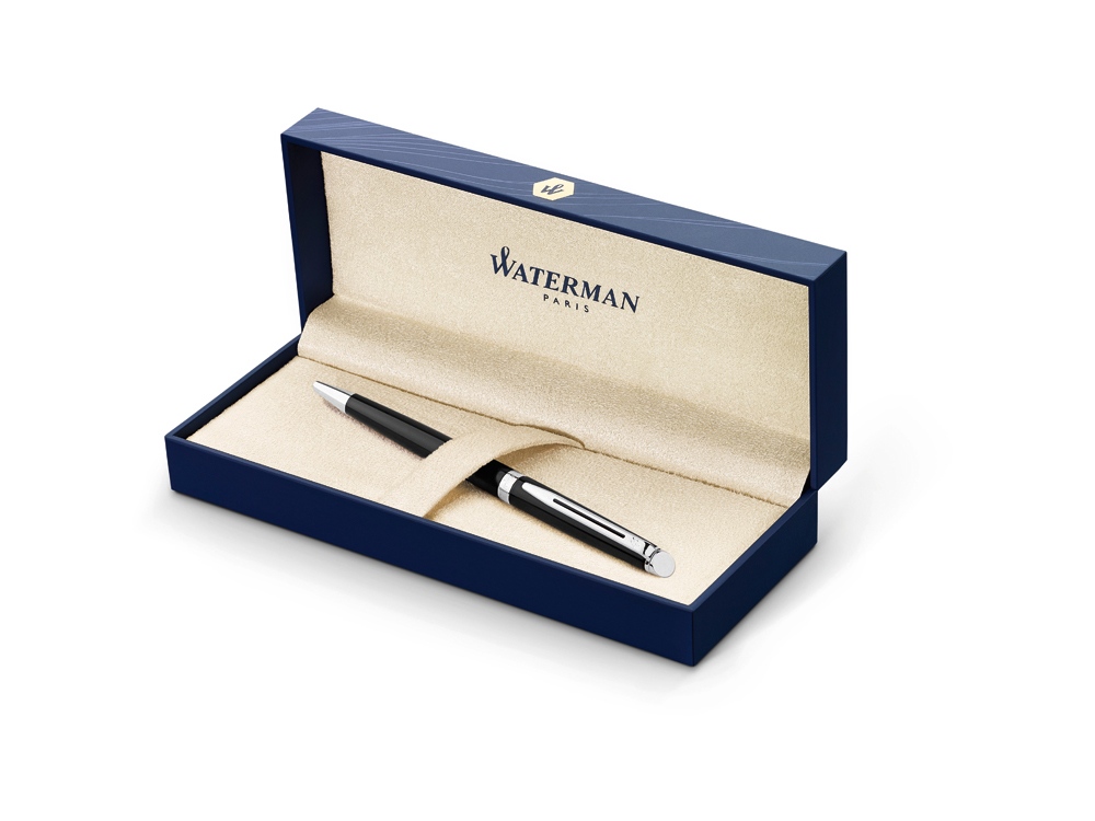 Ручка шариковая Waterman Hemisphere Mars Black CT M, черный/серебристый
