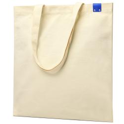 Сумка для покупок IVORY 325 г/м² с PU нашивкой, синий