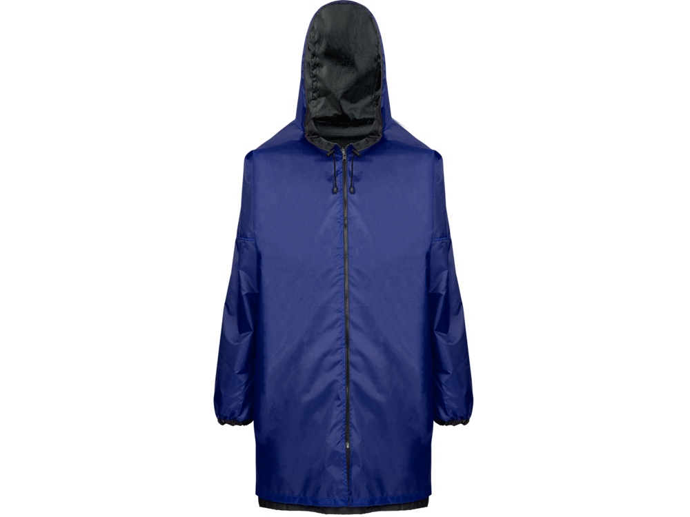 Дождевик Bi-color унисекс, синий классический/черный