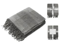 Плед акриловый Gaufre, серый Плед акриловый Gaufre, серый