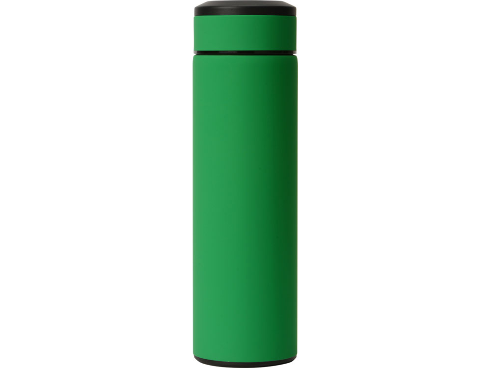 Термос Confident с покрытием soft-touch 420мл, зеленый