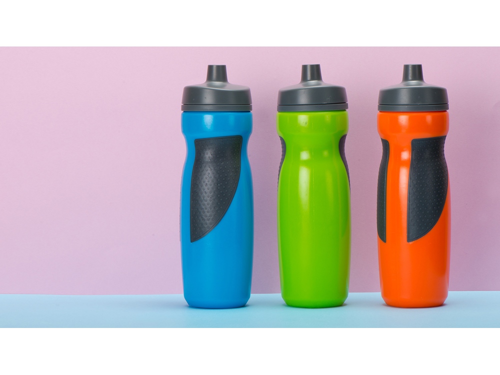 Спортивная бутылка Flex 709 мл, голубой/серый Спортивная бутылка Flex 709 мл, голубой/серый