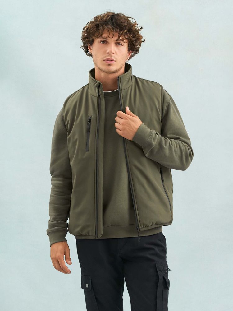 Жилет софтшелл унисекс Falcon BW, красный