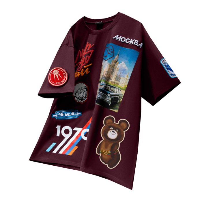 Футболка оверсайз STAN хлопок 240, 56_CCCР