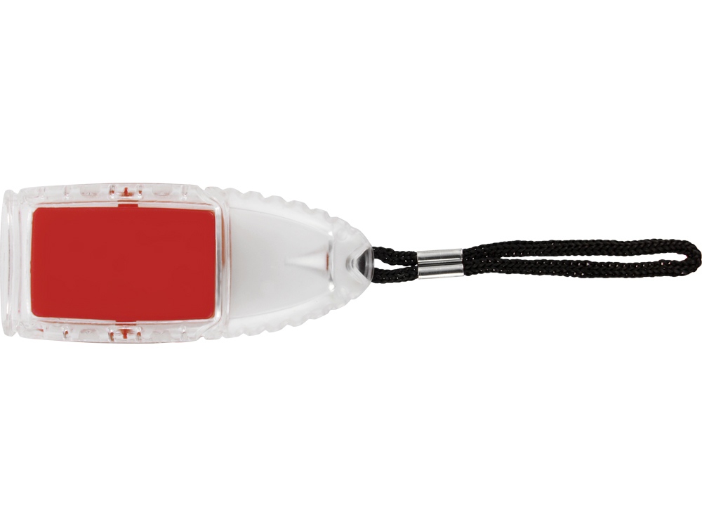 Фонарь Обелиск, красный/прозрачный (Р)