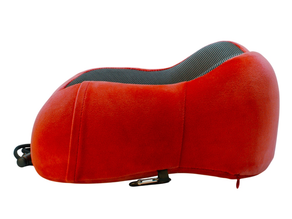 Подушка Dream с эффектом памяти, с кармашком, красный