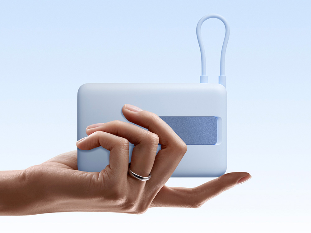 Внешний аккумулятор Xiaomi Magnetic Power Bank 10000 with Built-in Stand Blue