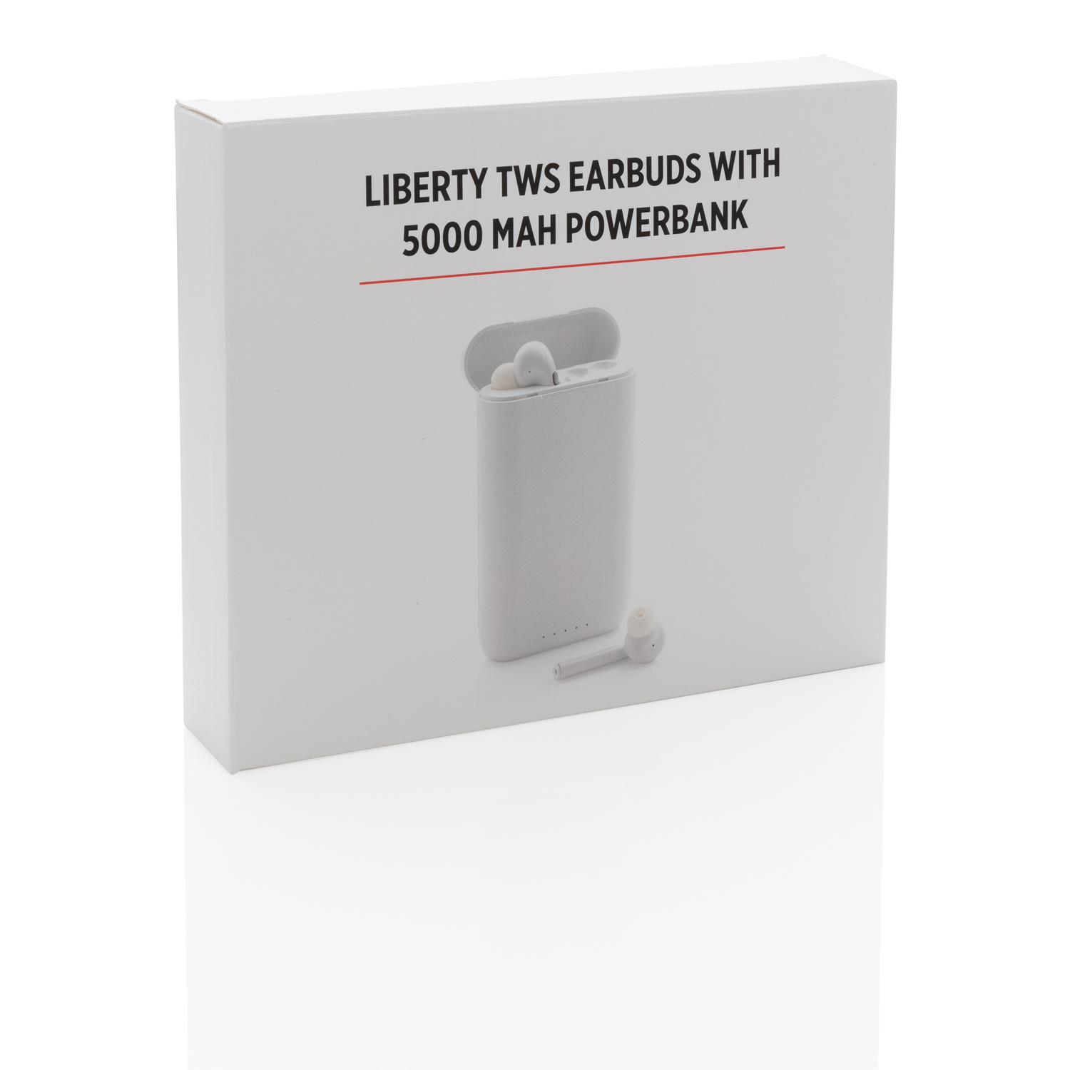 Внешний аккумулятор с наушниками TWS Liberty, 5000 мАч