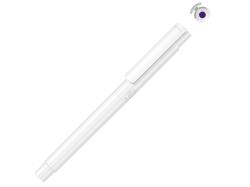 Капиллярная ручка в корпусе из переработанного материала rPET RECYCLED PET PEN PRO FL, белый с фиолетовыми чернилами