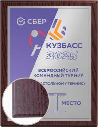 Плакетка с металлической пластиной Плакетка с металлической пластиной