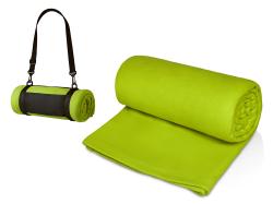 Плед Нежность с плечевым ремнем, зеленое яблоко