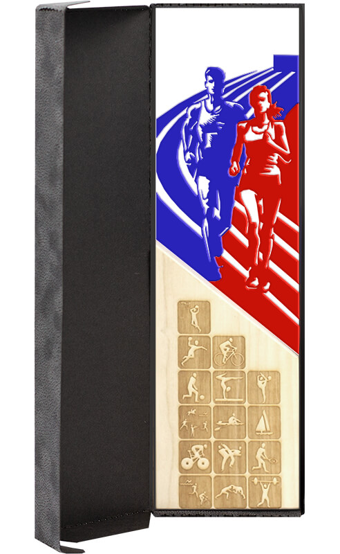 Акриловая награда легкая атлетика