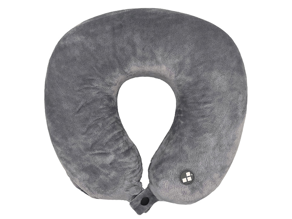 Подушка для путешествий с эффектом памяти Мемо Drowsy Grey