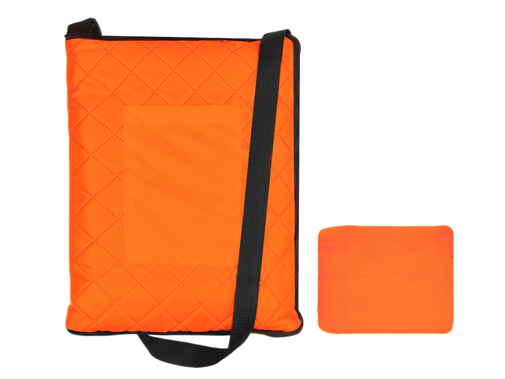 Плед для пикника Ridge, 115 х 140 см, оранжевый Плед для пикника Ridge, 115 х 140 см, оранжевый
