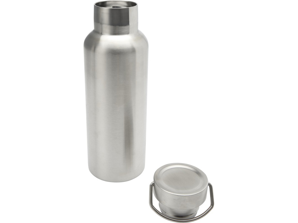 Бутылка для воды Thor из нержавеющей стали, сертифицированной по стандарту RCS, серебряный