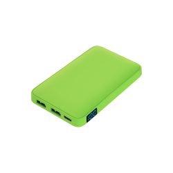 Внешний аккумулятор с подсветкой Ancor 5000 mAh, салатовый