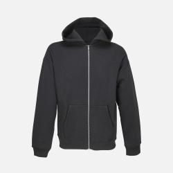 Толстовка унисекс на молнии Jelo, черная Толстовка унисекс на молнии Jelo, черная