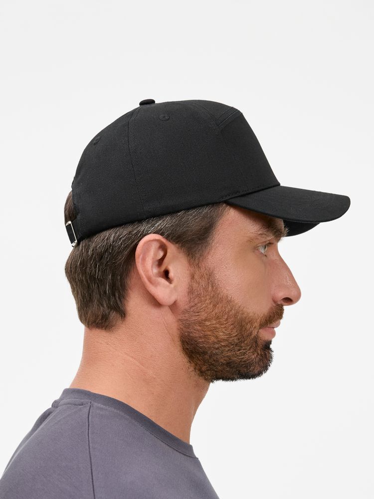 Бейсболка Settaro, черная Бейсболка Settaro, черная