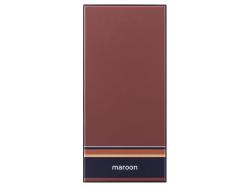 Внешний аккумулятор Rombica NEO ARIA WIRELESS MAROON, малиновый