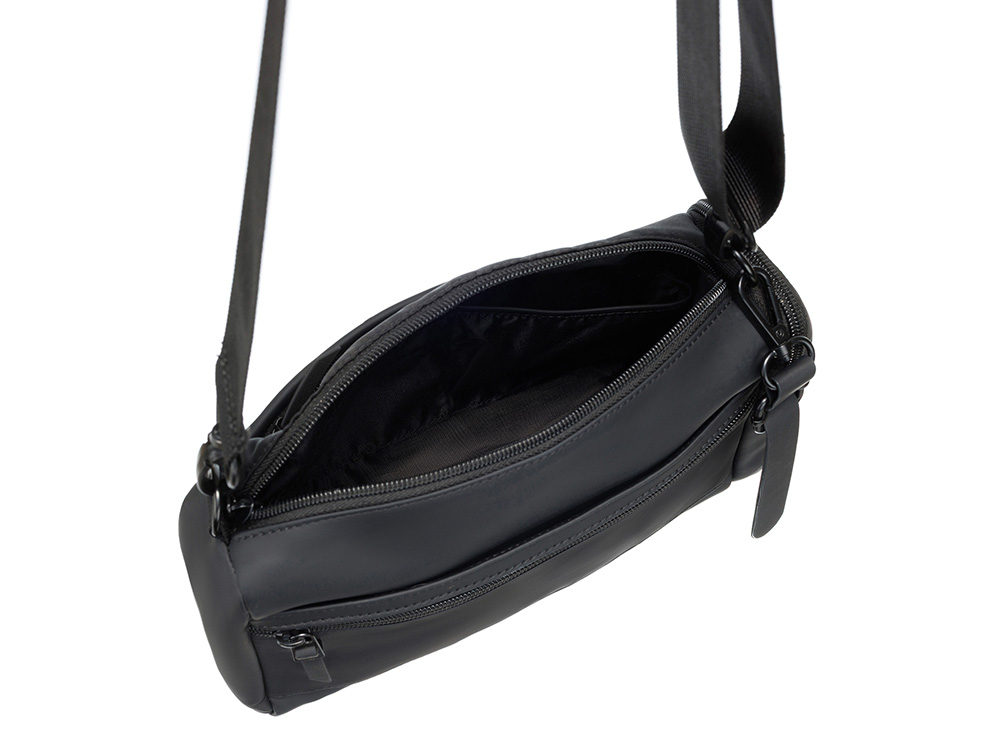 Сумка через плечо TORBER НОВА, черный, нейлон/полиэстер, 25 х 17 х 9,5 см Сумка через плечо TORBER НОВА, черный, нейлон/полиэстер, 25 х 17 х 9,5 см
