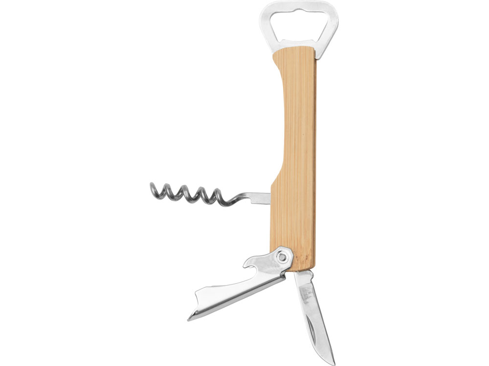 Сумка-холодильник Fabrizio со штопором, серый/черный