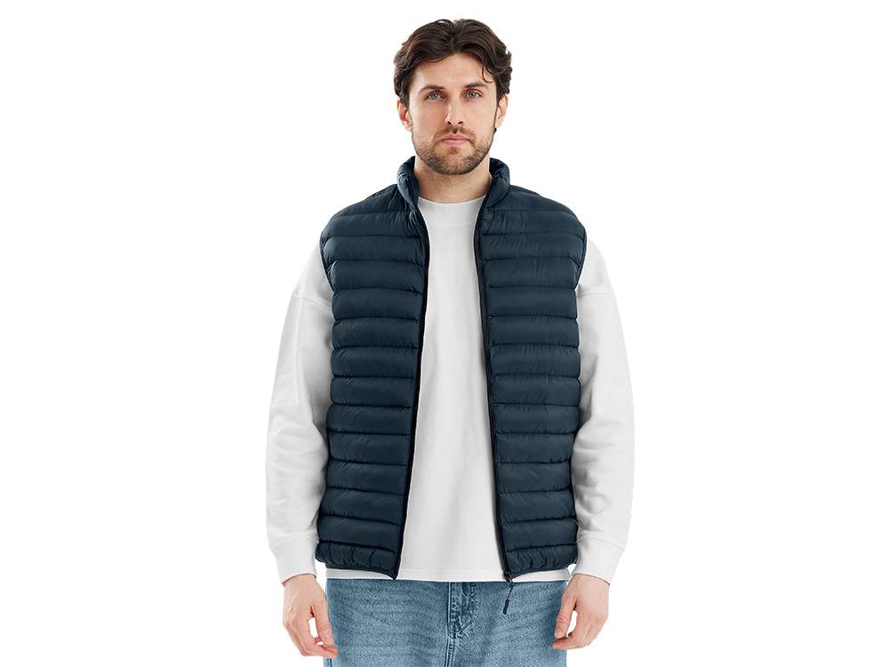 Стеганый жилет Uniqloud, темно-синий Стеганый жилет Uniqloud, темно-синий