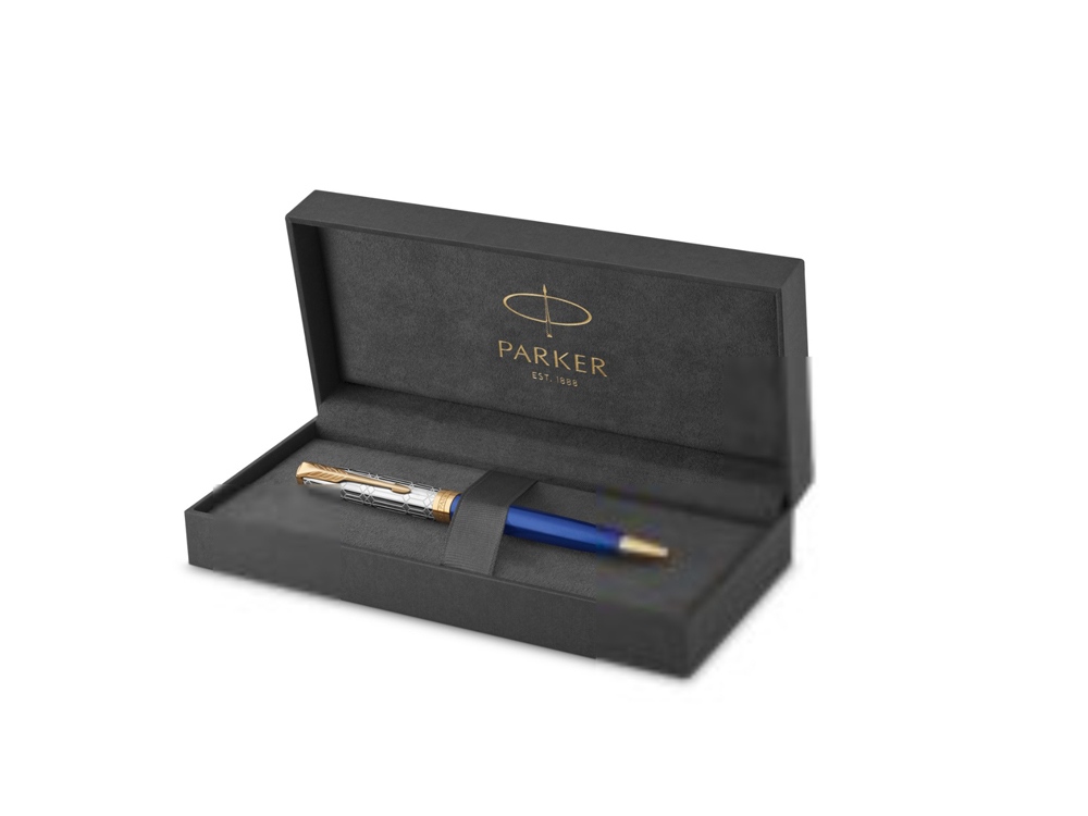 Шариковая ручка Parker Sonnet Queen's Platinum Jubilee 2022 Special Edition,стержень: M, цвет чернил: black, в подарочной упаковке.