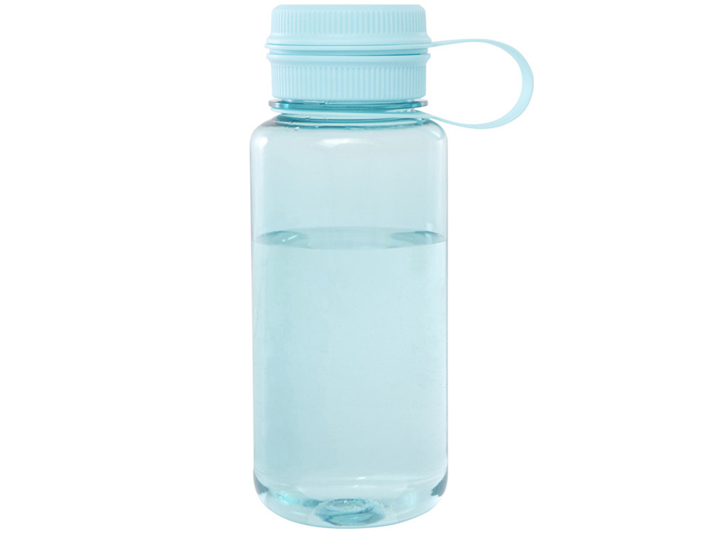 Спортивная бутылка Ryder из переработанного ПЭТ-пластика объемом 900 мл с многофункциональной крышкой, сертифицированная RCS - Бирюзовый