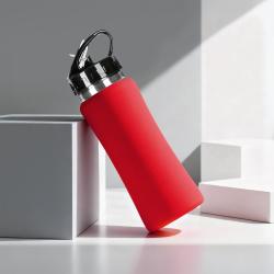 Бутылка для воды Bottle C1, сталь, soft touch, 600 мл, красный (Р)