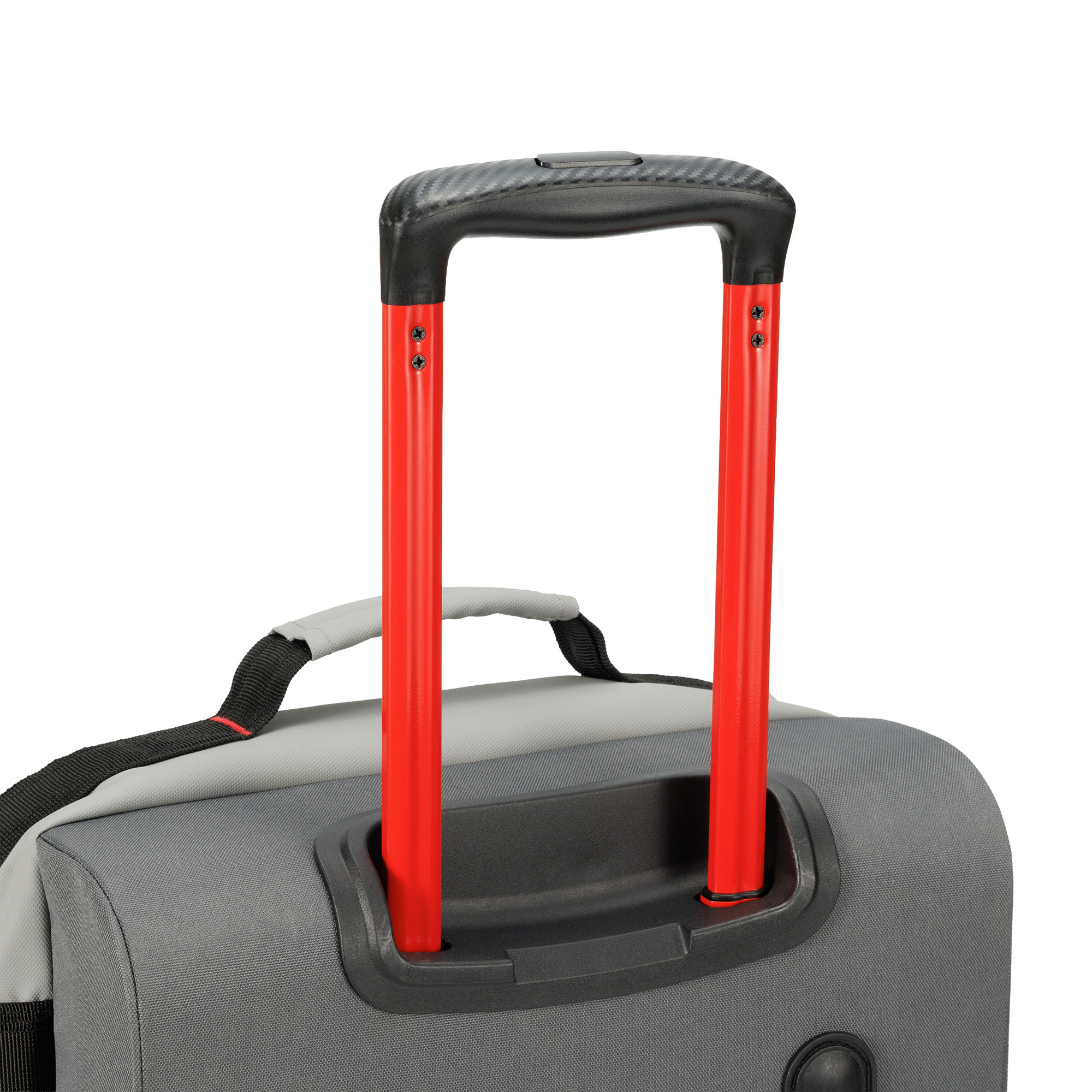 Сумка на колесах TORBER РИТМ, серый, полиэстер 900D с PU покрытием, 49 x 35,5 x 26 см, 35 л