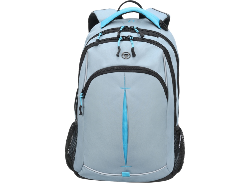 Рюкзак TORBER ROCKIT серый/голубой, полиэстер/добби, 32x15x46 см, 22 л Рюкзак TORBER ROCKIT серый/голубой, полиэстер/добби, 32x15x46 см, 22 л