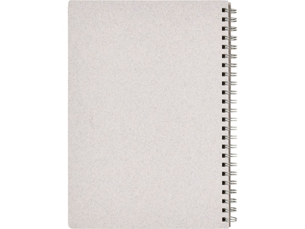Блокнот Bianco формата A5 на гребне, белый