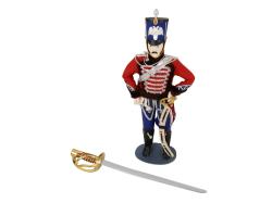 Набор Гусарская баллада: декоративная кукла, нож для бумаг, коричневый/разноцветный