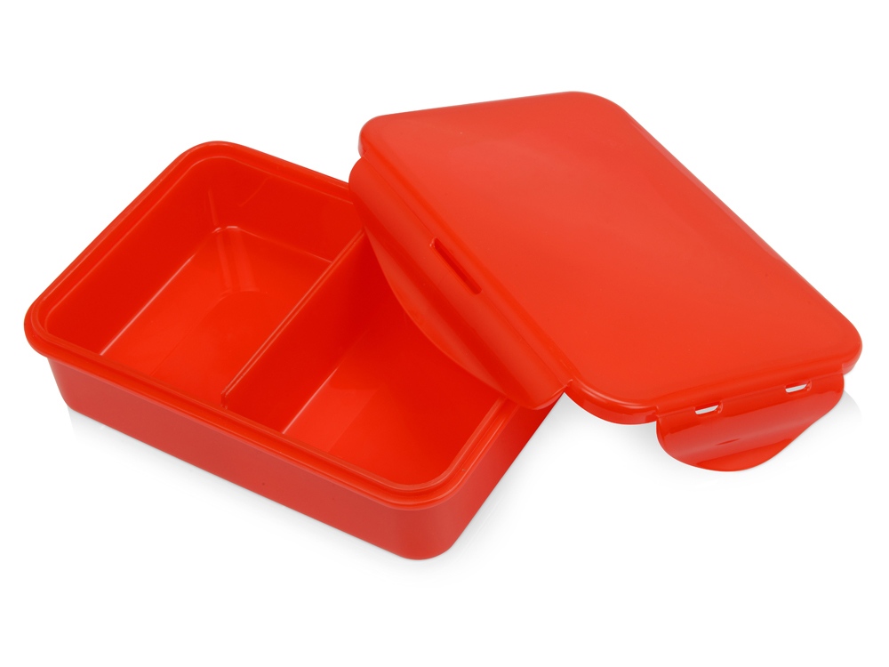 Герметичный ланч-бокс Foody с двумя секциями, 650мл, красный