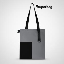 Шоппер Superbag Color (серый с чёрным) Шоппер Superbag Color (серый с чёрным)