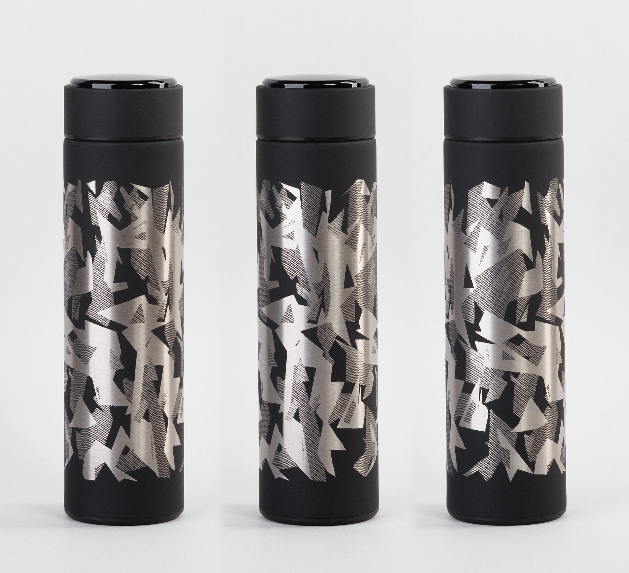 Термос "Бостон next" 500 мл с индикацией температуры, soft touch, сменная батарейка