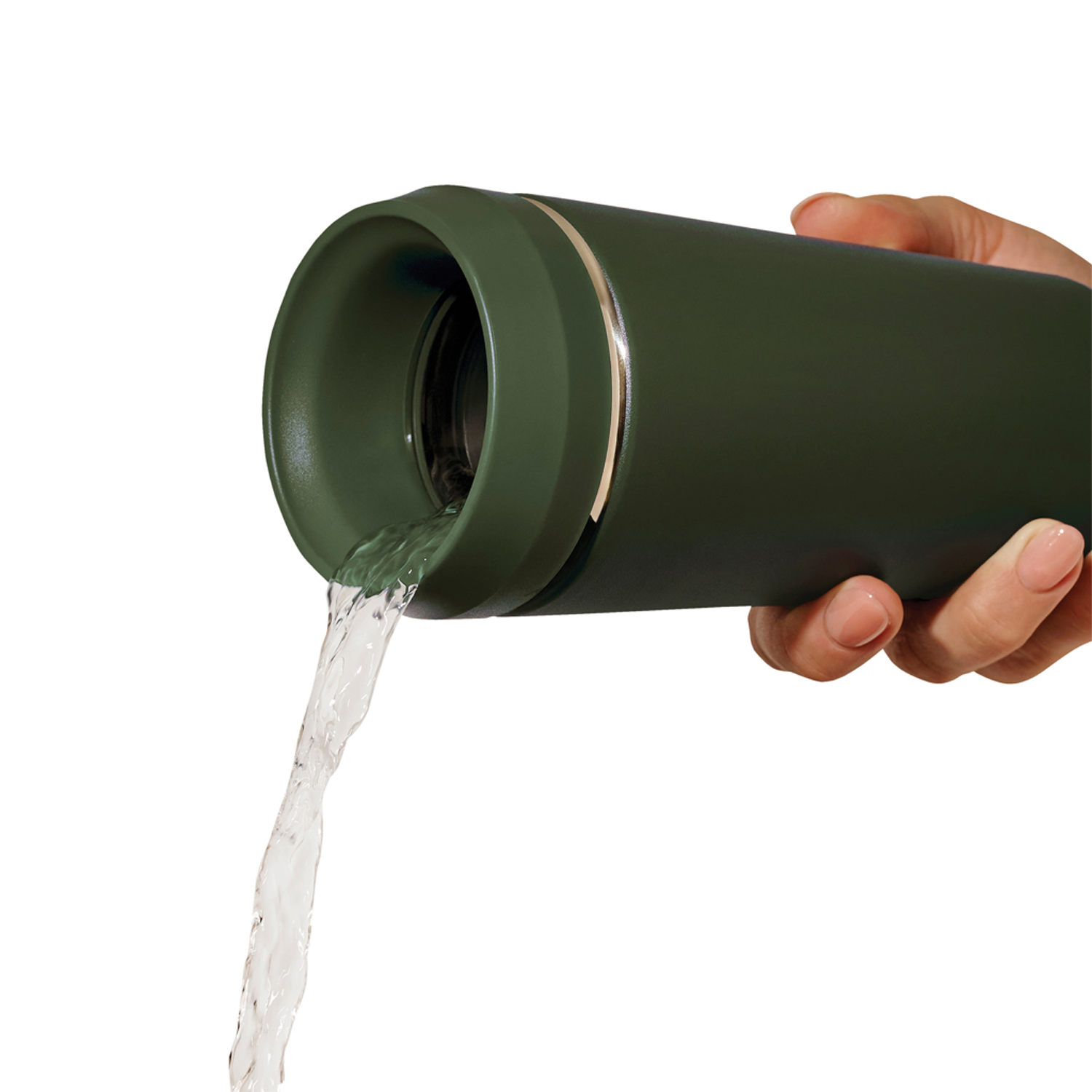 Термостакан Topl из переработанной стали с крышкой 360°, 354 мл