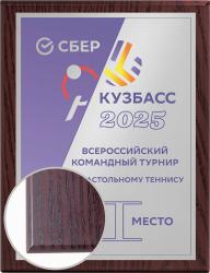 Плакетка с металлической пластиной Плакетка с металлической пластиной
