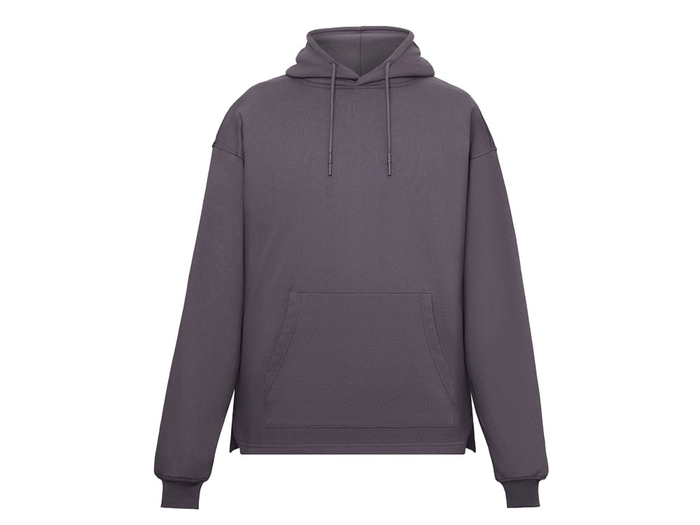 Худи оверсайз Alpha.01 унисекс, темно-серый