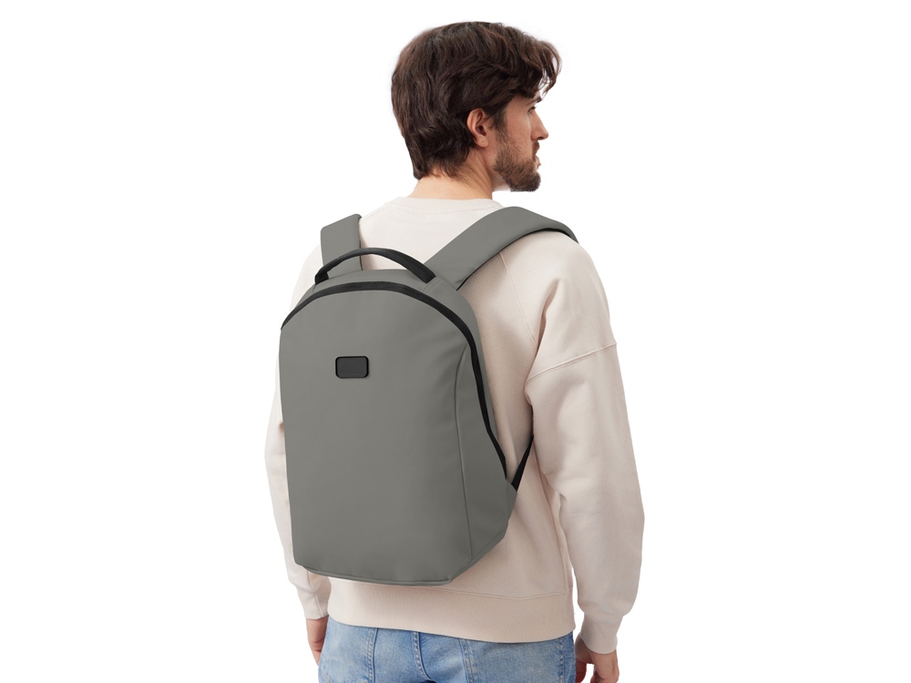 Рюкзак Sofit для ноутбука из экокожи, серый
