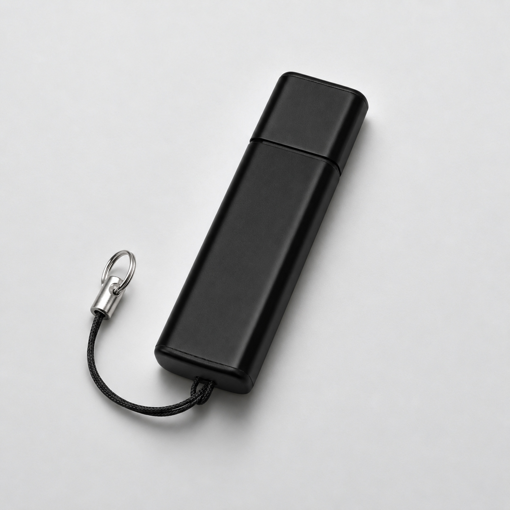 Подарочный набор с флешкой, повербанком и ручкой, темно-синий/черный