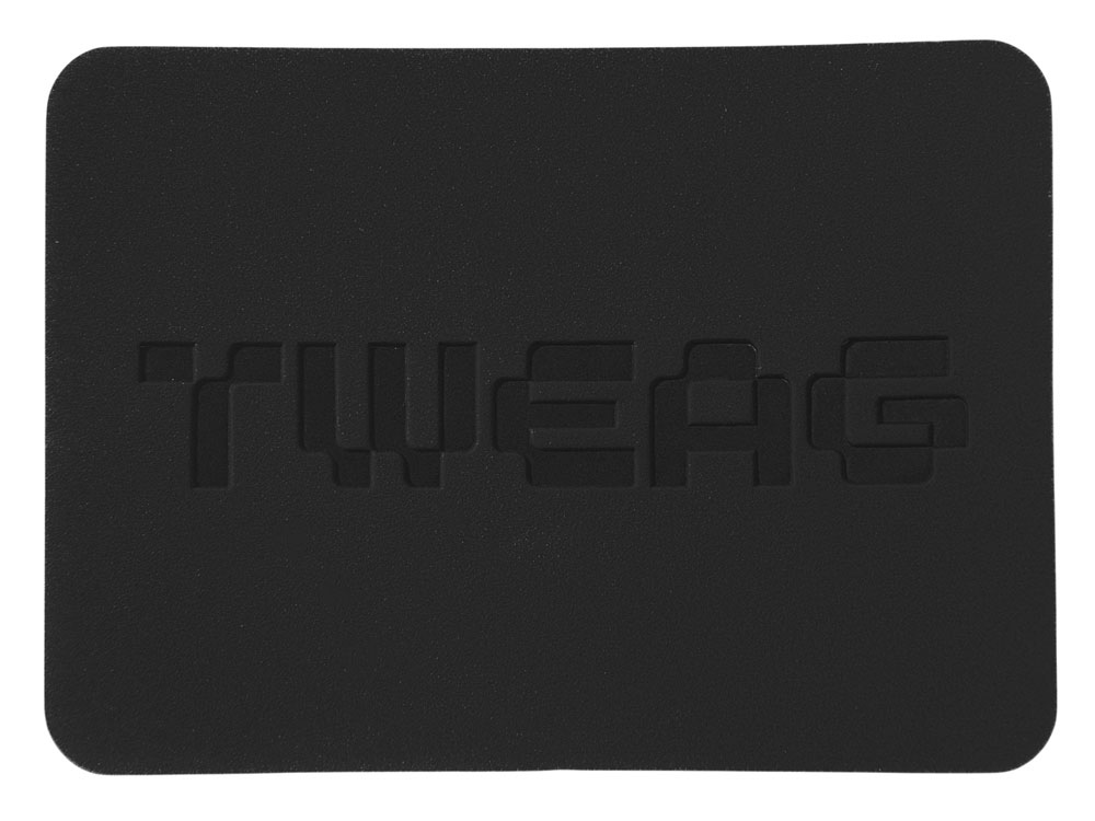 ПАТЧ ПРЯМОУГОЛНЫЙ nubuk (чёрный) 5,0 х 7,0 см